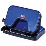（まとめ買い）マックス 軽あけパンチSCOOVA DP-15T／B 青 DP90124 【×10セット】