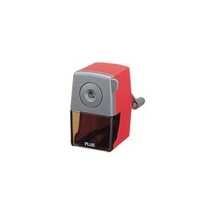 （まとめ買い）プラス 鉛筆削り 手動式 FS-150 レッド 【×3セット】