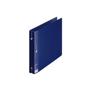 （まとめ買い）プラス 2リングファイルFC-171RF B4E 35mmネイビー 【×10セット】