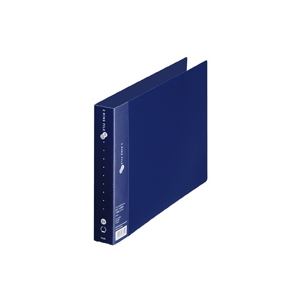 （まとめ買い）プラス 2リングファイルFC-111RF A4E 35mmネイビー 【×10セット】