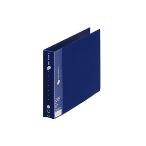 （まとめ買い）プラス 2リングファイルFC-131RF B5E 35mmネイビー 【×10セット】