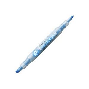 （まとめ買い）ゼブラ ZEBRA 蛍光オプテックス2 EZ 青 WKT11-BL 【×30セット】
