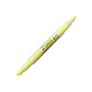 （まとめ買い）ゼブラ ZEBRA 蛍光オプテックス2 EZ 黄 WKT11-Y 【×30セット】