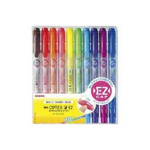 （まとめ買い）ゼブラ ZEBRA 蛍光オプテックス2 EZ 10色 WKT11-10C 【×5セット】
