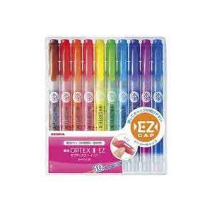 （まとめ買い）ゼブラ ZEBRA 蛍光オプテックス1 EZ 10色WKS11-10C 【×5セット】