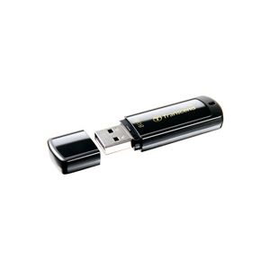 （まとめ買い）トランセンド USBメモリ 8GB ブラック TS8GJF350 【×5セット】