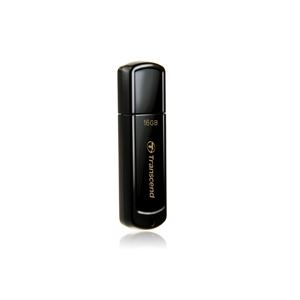 （まとめ買い）トランセンド USBメモリ 16GB ブラック TS16GJF350 【×3セット】