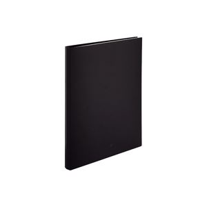 （まとめ買い）LIHITLAB クリヤーブック クリアブック交換式 N-5016-24 A4S 黒 【×5セット】