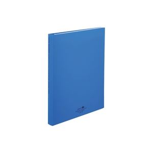（まとめ買い）LIHITLAB クリヤーブック クリアブック交換式 N-5016-8 A4S 青 【×5セット】