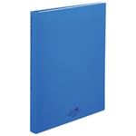 （まとめ買い）LIHITLAB クリヤーブック クリアブック交換式 N-5016-8 A4S 青 【×5セット】