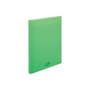 （まとめ買い）LIHITLAB クリヤーブック クリアブック交換式 N-5016-6 A4S 黄緑 【×5セット】