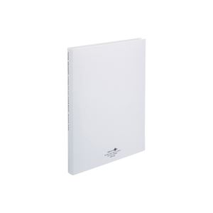 （まとめ買い）LIHITLAB クリヤーブック クリアブック交換式 N-5016-0 A4S 白 【×5セット】