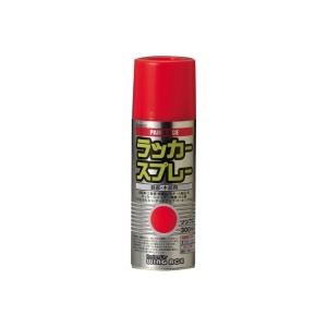 （まとめ買い）熱田資材 ラッカースプレー300ml 赤 PA-S300 【×10セット】