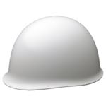 （まとめ買い）ミドリ安全 保護帽ベーシック型ツバ無 ホワイト SC-MBH 【×4セット】