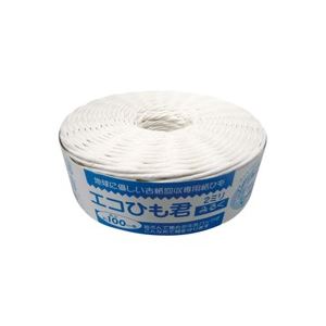 （まとめ買い）オリオト エコひも君みるく 径2mm×100m1巻 021005 【×10セット】