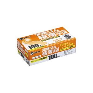 （まとめ買い）アトム 極薄手袋パウダーフリーS乳白100枚319-100 【×3セット】