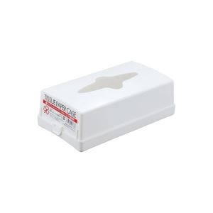 （まとめ買い）サナダ精工 箱なしティッシュ専用ケース ナチュラル 【×10セット】