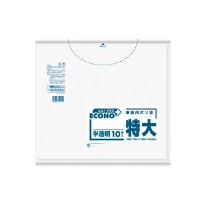 （まとめ買い）日本サニパック エコノプラス業務用特大 300L10枚 E-10 【×6セット】