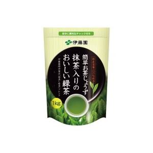 （まとめ買い）伊藤園 抹茶入りのおいしい緑茶 1kg 14526 【×8セット】