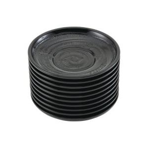 （まとめ買い）いちがま 木彫風茶托 10枚入 1005-1 【×3セット】