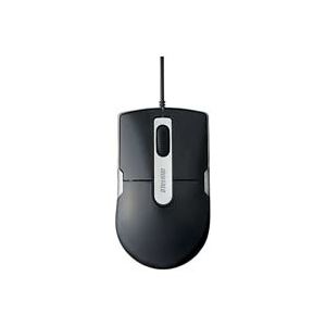 （まとめ買い）BUFFALO LEDマウス ブラック BZMU1BK 【×2セット】