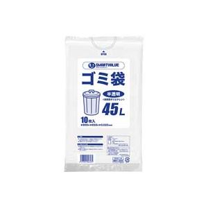 （まとめ買い）ジョインテックス ゴミ袋 LDD半透明 45L 10枚 N209J-45 【×20セット】