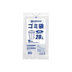 （まとめ買い）ジョインテックス ゴミ袋 LDD 透明 20L 10枚 N208J-20 【×50セット】