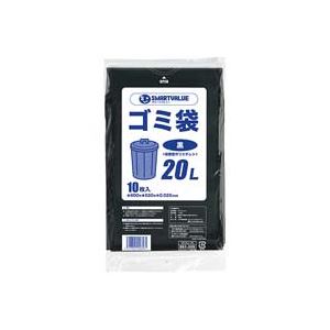 （まとめ買い）ジョインテックス ゴミ袋 LDD 黒 20L 10枚 N210J-20 【×50セット】