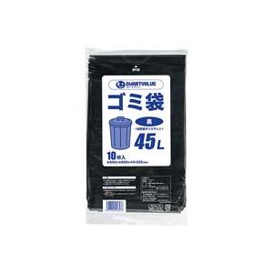 （まとめ買い）ジョインテックス ゴミ袋 LDD 黒 45L 10枚 N210J-45 【×20セット】