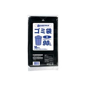 （まとめ買い）ジョインテックス ゴミ袋 LDD 黒 90L 10枚 N210J-90 【×10セット】