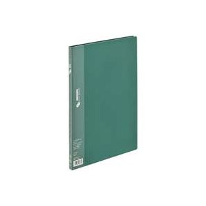 （まとめ買い）プラス クリアファイルA4S 40P FC-124SI グリーン 【×10セット】