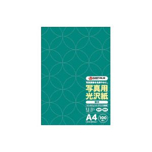 （まとめ買い）ジョインテックス 写真用光沢紙A4 100枚 エコノミーA030J 【×2セット】