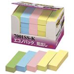 （まとめ買い）スリーエム 3M ポストイット強粘着見出50×15 パステル4色25個 【×3セット】