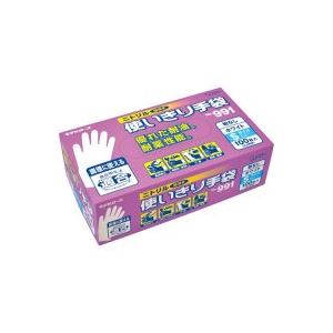 （まとめ買い）エステー ニトリル使いきり手袋粉無No.991ホワイトS 100枚【×2セット】