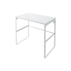 （まとめ買い）LIHITLAB 机上台390mm トールタイプ A-7335-0 白 【×3セット】