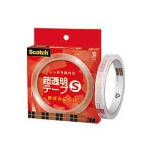 （まとめ買い）スリーエム 3M 超透明テープS BH-12N 紙箱入 【×20セット】