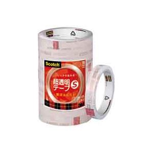 （まとめ買い）スリーエム 3M 超透明テープS BK-15N 工業用包装10巻 【×5セット】