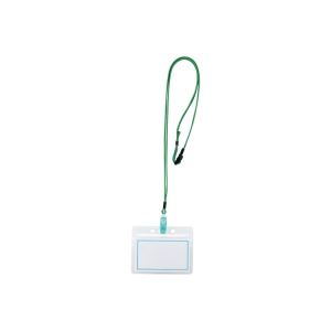 （まとめ買い）西敬 マイティーループ 名札S MLC-132G 緑 10本 【×2セット】