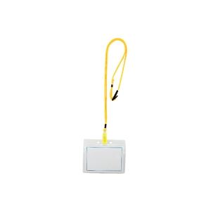 （まとめ買い）西敬 マイティーループ 名札L MLC-131Y 黄 10本 【×2セット】