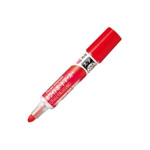 （まとめ買い）ぺんてる ノックル 太字丸芯 赤10本 EMWL5W-B10 【×2セット】