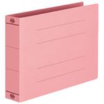 （まとめ買い）プラス フラットファイル 紙バインダー 2穴 厚とじNo.022SWピンク10冊 【×3セット】