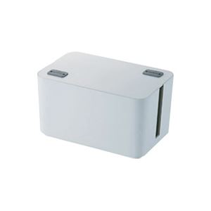 （まとめ買い）エレコム ELECOM ケーブルボックス4個口 EKC-BOX002WH 【×3セット】