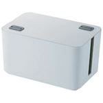 （まとめ買い）エレコム ELECOM ケーブルボックス4個口 EKC-BOX002WH 【×3セット】