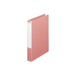 （まとめ買い）プラス 2リングファイル FL-101RF A4S 37mm 桃 【×10セット】