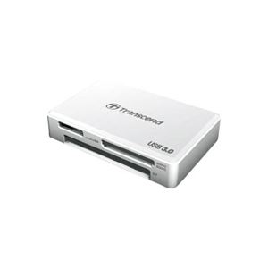 （まとめ買い）トランセンド カードリーダー／ライターTS-RDF8Wホワイト 【×2セット】