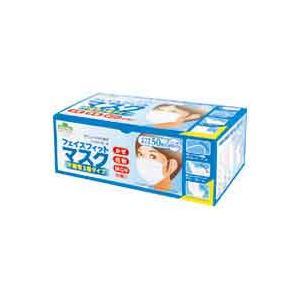 （まとめ買い）東京サラヤ フェイスフィットマスク ふつう 50枚 【×40セット】
