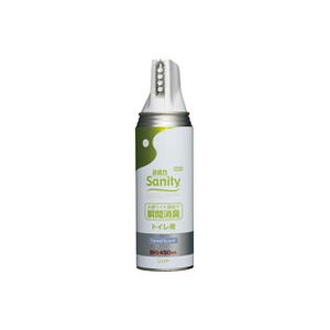 （まとめ買い）エステー サニティーワイド噴射トイレ 森の空気450ml 【×5セット】