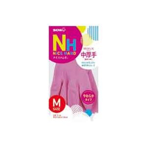 （まとめ買い）ショーワ ナイスハンドミュー中厚手 M ピンク 10双 【×2セット】