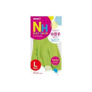 （まとめ買い）ショーワ ナイスハンドミュー中厚手Lサイズ グリーン 【×20セット】