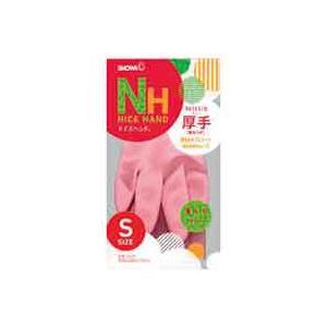 （まとめ買い）ショーワ ナイスハンドミュー厚手 Sサイズ ピンク 【×20セット】